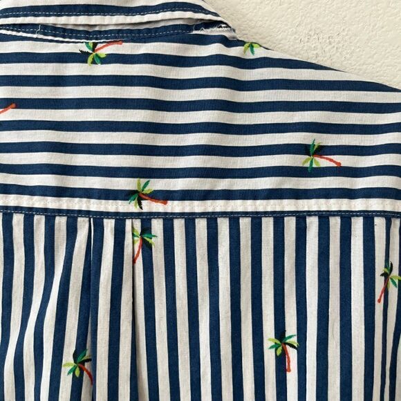 Sovereign Code Short Sleeve Cali Palm in Navy Size Large - Picture 7 of 14